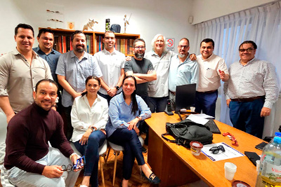 Visita de colegas de Centroamérica y Caribe