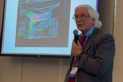 El Dr. Pedro Forcada presentó el estudio que permite analizar cómo crece una placa de ateroma